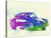 Porsche 911 Watercolor-NaxArt-Stretched Canvas