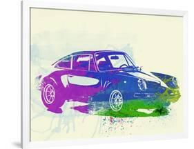 Porsche 911 Watercolor-NaxArt-Framed Art Print