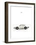 Porsche 911E 1968 White-Mark Rogan-Framed Art Print