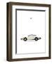 Porsche 911E 1968 White-Mark Rogan-Framed Art Print