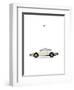 Porsche 911E 1968 White-Mark Rogan-Framed Art Print