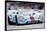 Porsche 917 Gulf Watercolor-NaxArt-Framed Stretched Canvas