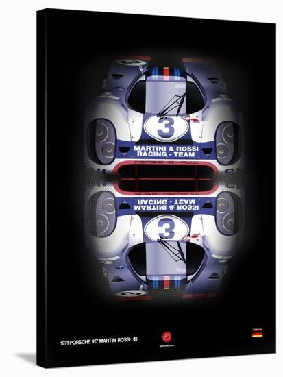 Porsche 917 Martini Rossi-NaxArt-Stretched Canvas