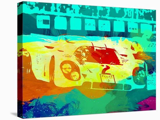 Porsche 917 Watercolor-NaxArt-Stretched Canvas