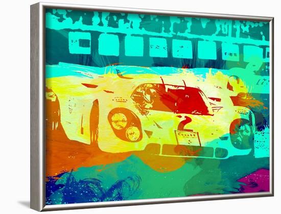 Porsche 917 Watercolor-NaxArt-Framed Art Print