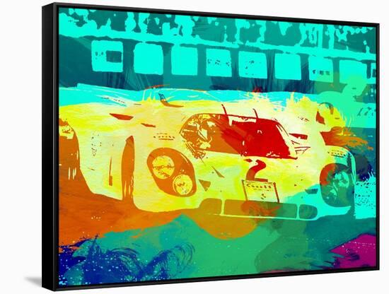 Porsche 917 Watercolor-NaxArt-Framed Stretched Canvas