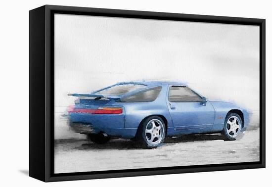 Porsche 928 Watercolor-NaxArt-Framed Stretched Canvas