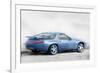 Porsche 928 Watercolor-NaxArt-Framed Art Print