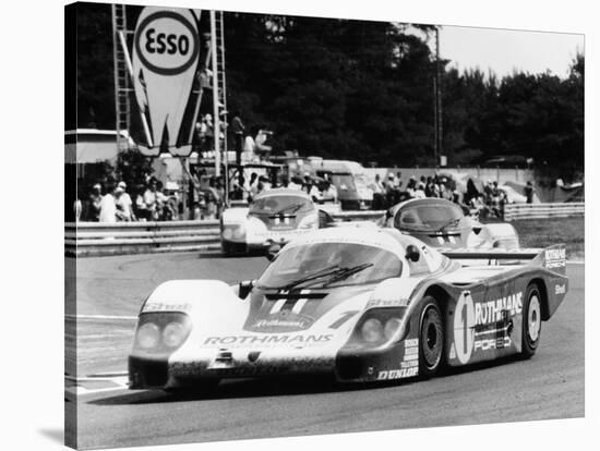 Porsche 956 Driven by Jacky Ickx and Derek Bell, 1982-null-Stretched Canvas