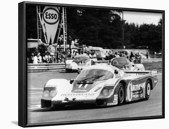 Porsche 956 Driven by Jacky Ickx and Derek Bell, 1982-null-Framed Photographic Print