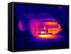 Porsche Car, Thermogram-Tony McConnell-Framed Stretched Canvas