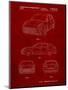 Porsche Cayenne Patent-Cole Borders-Mounted Art Print