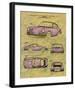 Porsche Patent-null-Framed Art Print