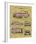 Porsche Patent-null-Framed Art Print