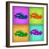 Porsche Pop Art 1-NaxArt-Framed Art Print