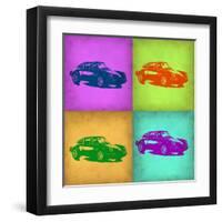 Porsche Pop Art 1-NaxArt-Framed Art Print