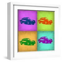 Porsche Pop Art 1-NaxArt-Framed Art Print