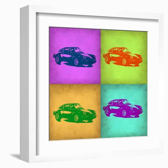 Porsche Pop Art 1-NaxArt-Framed Art Print