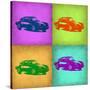 Porsche Pop Art 1-NaxArt-Stretched Canvas