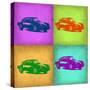 Porsche Pop Art 1-NaxArt-Stretched Canvas