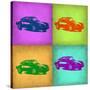 Porsche Pop Art 1-NaxArt-Stretched Canvas