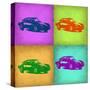 Porsche Pop Art 1-NaxArt-Stretched Canvas