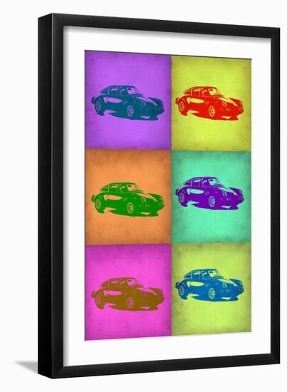 Porsche Pop Art 2-NaxArt-Framed Art Print