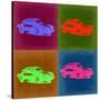 Porsche Pop Art 3-NaxArt-Stretched Canvas