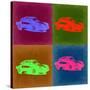 Porsche Pop Art 3-NaxArt-Stretched Canvas