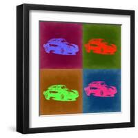 Porsche Pop Art 3-NaxArt-Framed Art Print