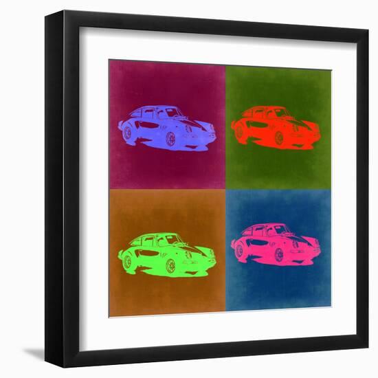 Porsche Pop Art 3-NaxArt-Framed Art Print