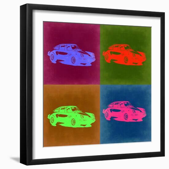 Porsche Pop Art 3-NaxArt-Framed Art Print