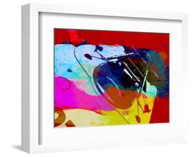 Porsche Watercolor-NaxArt-Framed Art Print