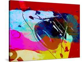 Porsche Watercolor-NaxArt-Stretched Canvas