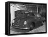 Porshe Automobile at the Motor Show-null-Framed Stretched Canvas