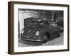 Porshe Automobile at the Motor Show-null-Framed Photographic Print