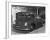 Porshe Automobile at the Motor Show-null-Framed Photographic Print