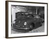 Porshe Automobile at the Motor Show-null-Framed Photographic Print