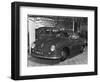 Porshe Automobile at the Motor Show-null-Framed Photographic Print