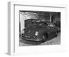 Porshe Automobile at the Motor Show-null-Framed Photographic Print