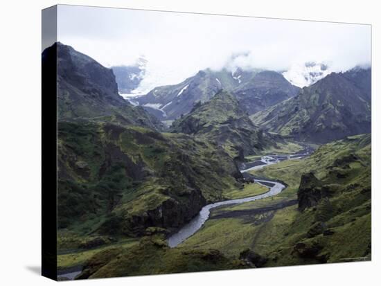 Porsmork Valley, Iceland, Polar Regions-David Poole-Stretched Canvas