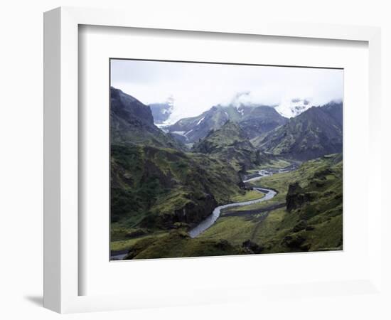 Porsmork Valley, Iceland, Polar Regions-David Poole-Framed Photographic Print