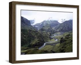 Porsmork Valley, Iceland, Polar Regions-David Poole-Framed Photographic Print