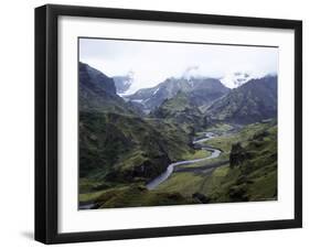 Porsmork Valley, Iceland, Polar Regions-David Poole-Framed Photographic Print