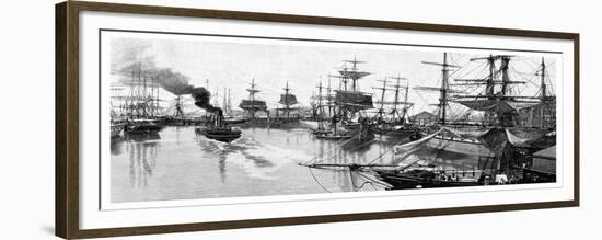 Port Adelaide, 1886-null-Framed Giclee Print