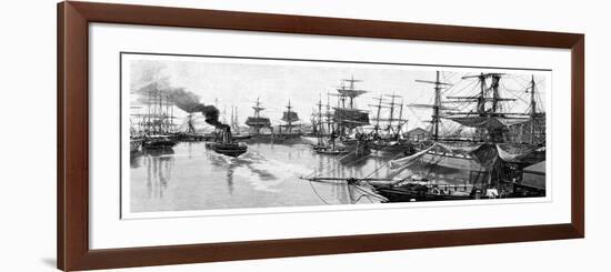 Port Adelaide, 1886-null-Framed Giclee Print