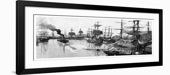 Port Adelaide, 1886-null-Framed Giclee Print