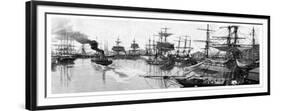 Port Adelaide, 1886-null-Framed Giclee Print