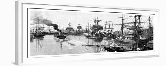 Port Adelaide, 1886-null-Framed Giclee Print