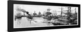 Port Adelaide, 1886-null-Framed Premium Giclee Print